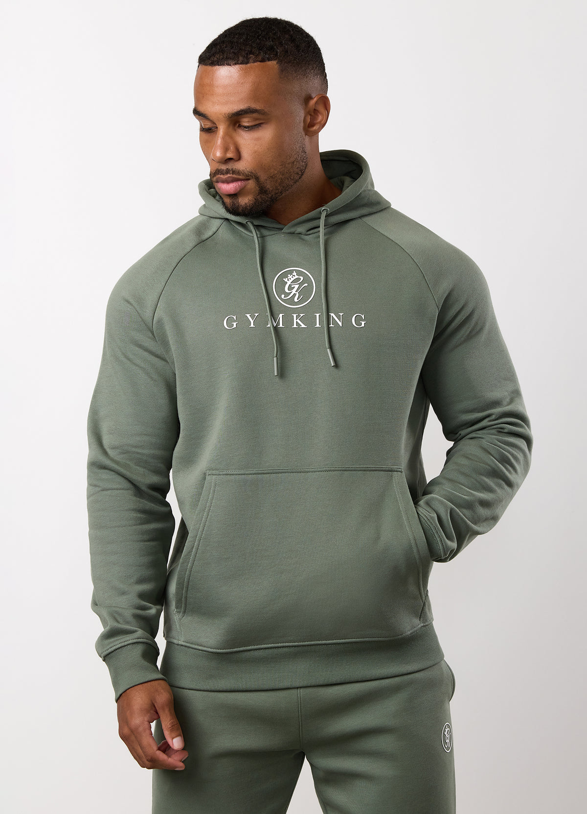Gym King Pro Hoodie - Sage Grey