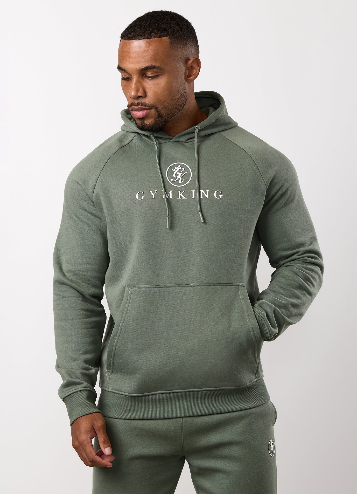 Gym King Pro Hoodie - Sage Grey