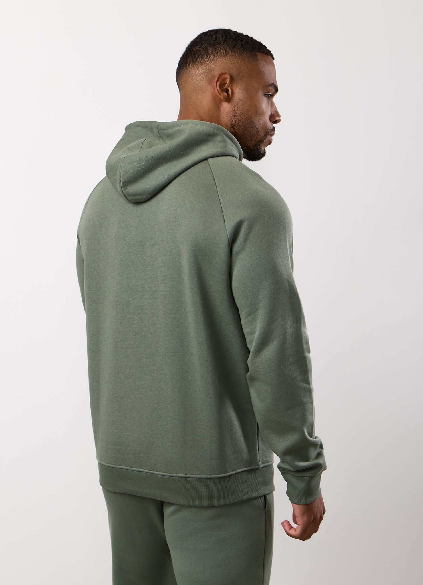 Gym King Pro Hood Tracksuit - Sage Grey