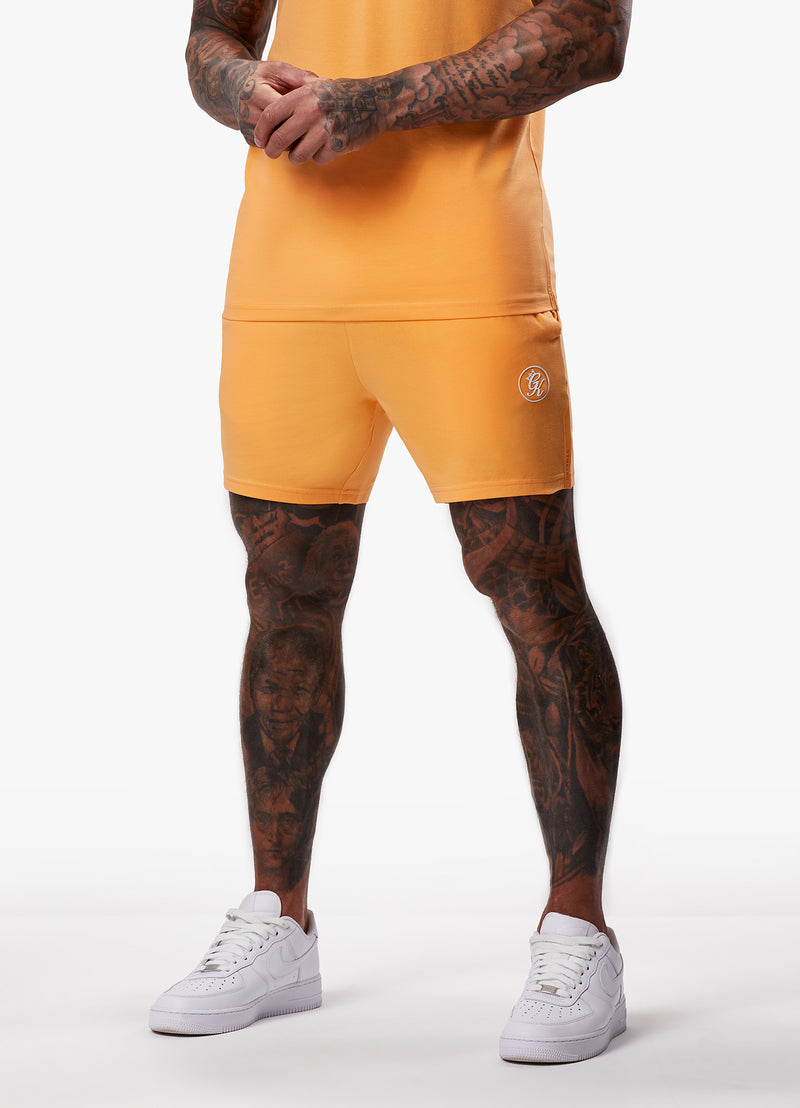 Gym King Pro Logo Jersey Short - Apricot