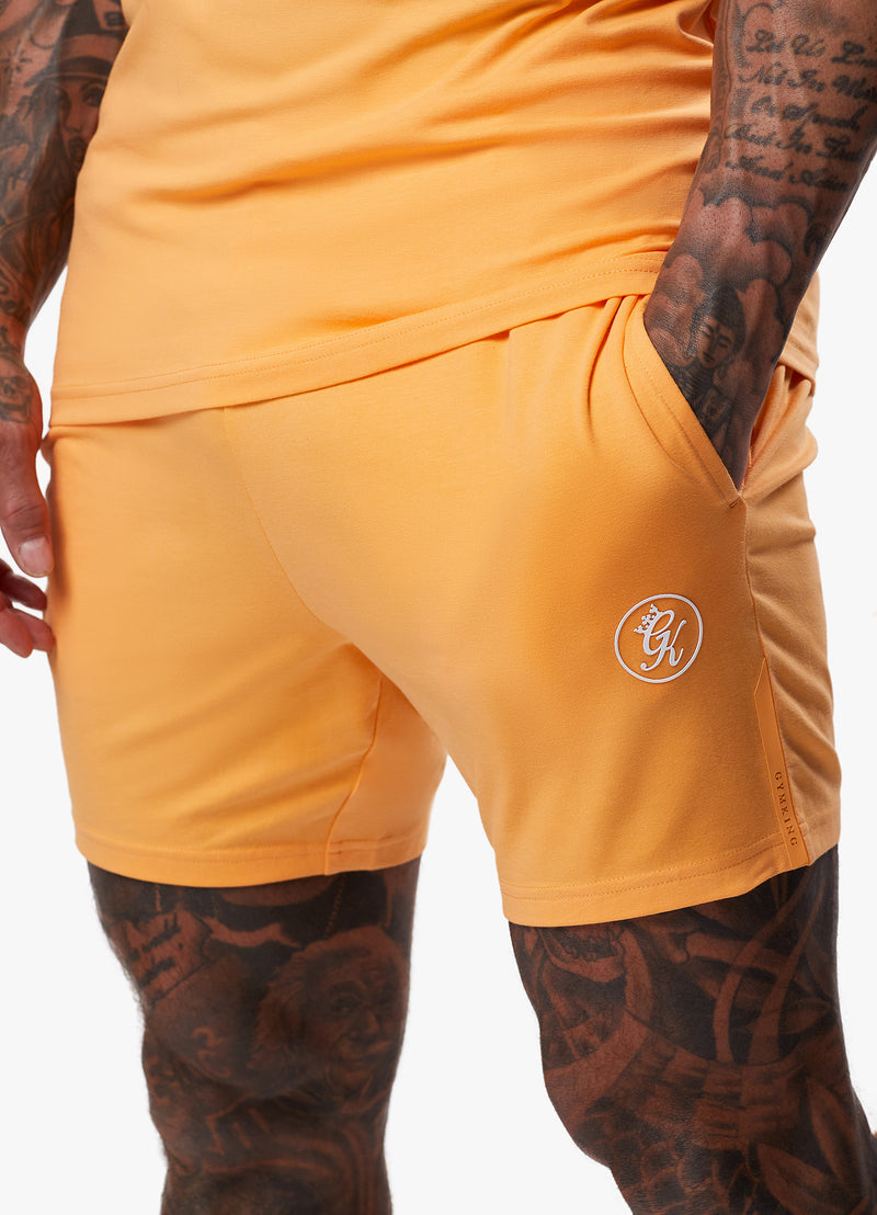 Gym King Pro Logo Jersey Short - Apricot