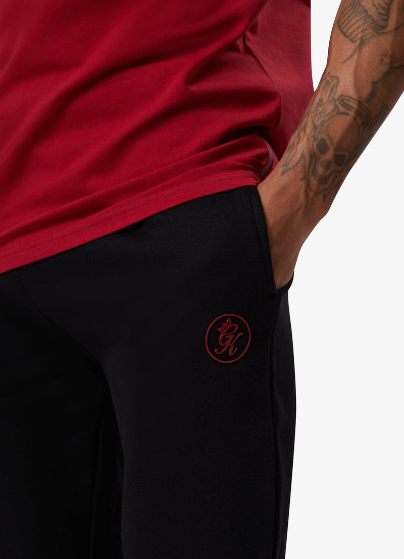 Gym King Pro Logo Jogger - Black/Red