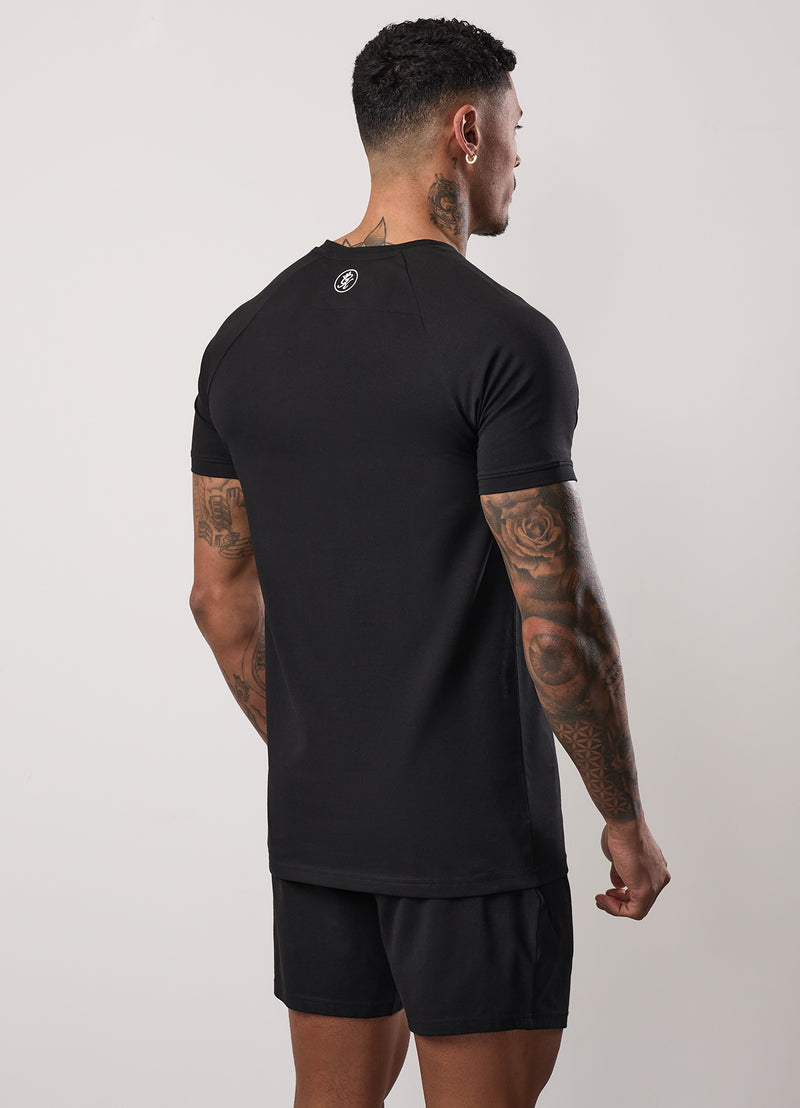 Gym King Pro Logo Jersey Tee - Black