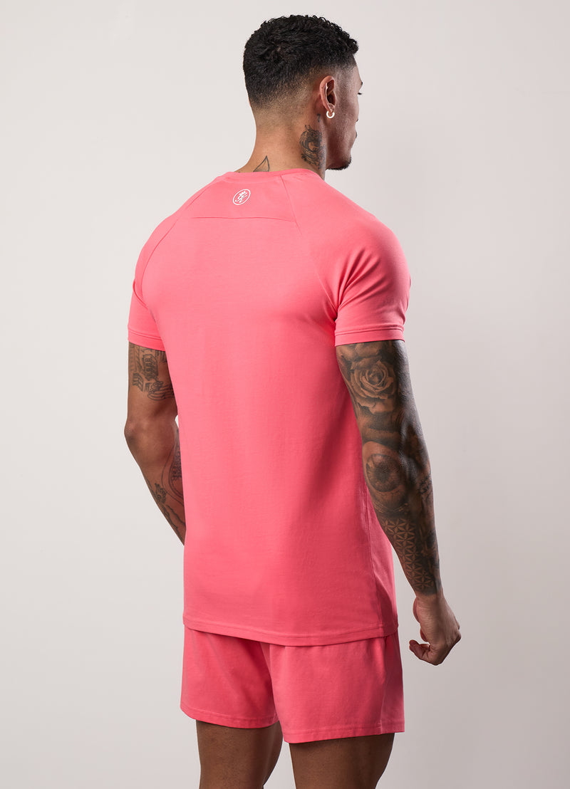 Gym King Pro Jersey Tee - Coral