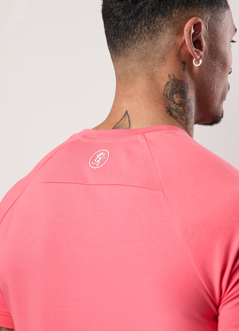 Gym King Pro Jersey Tee - Coral