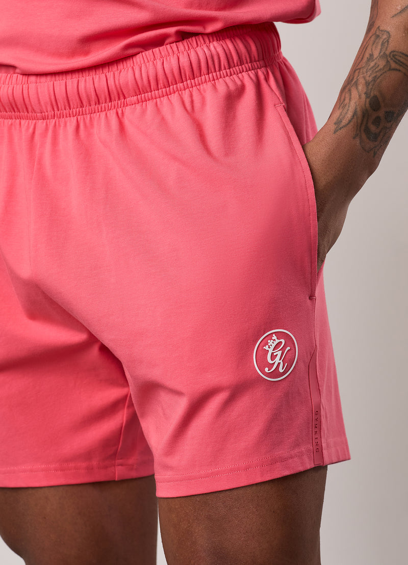 Gym King Pro Jersey Short - Coral