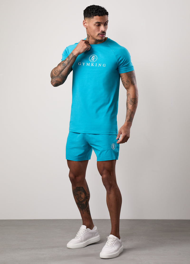 Gym King Pro Jersey Short - Marine Teal