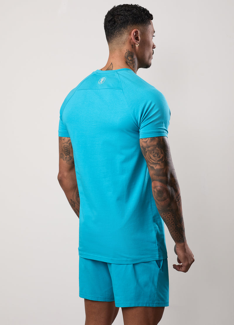 Gym King Pro Jersey Tee - Marine Teal