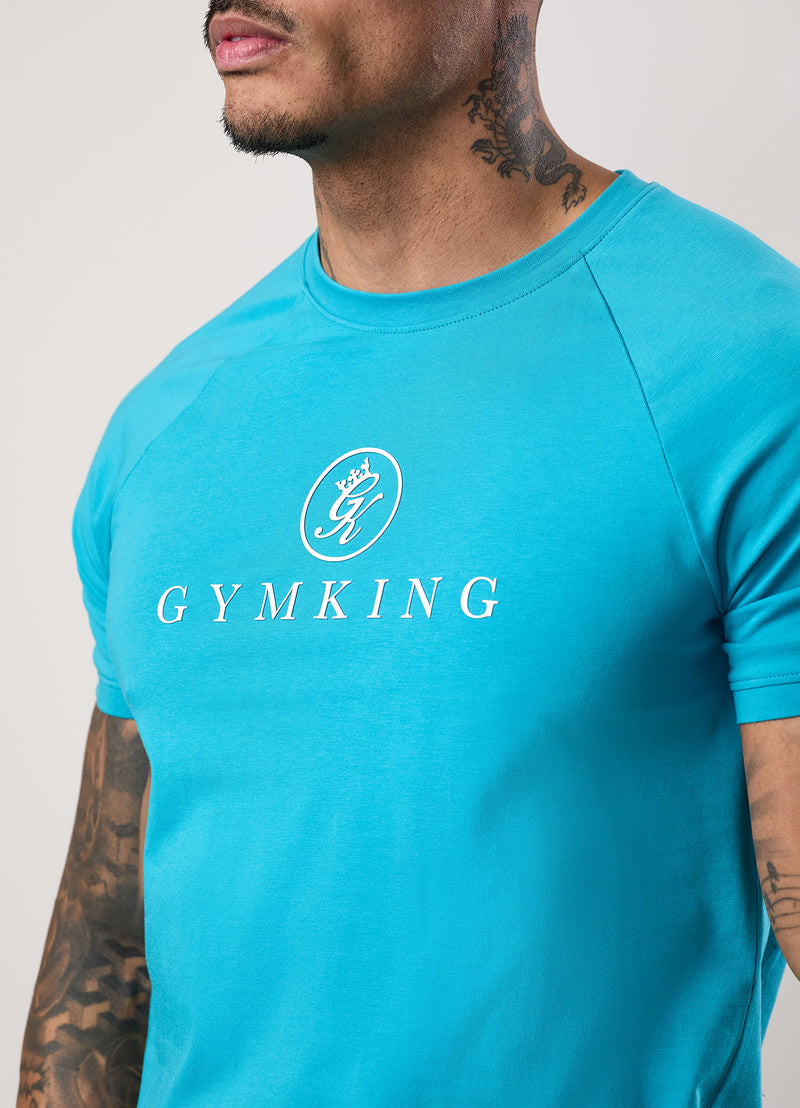 Gym King Pro Jersey Tee - Marine Teal