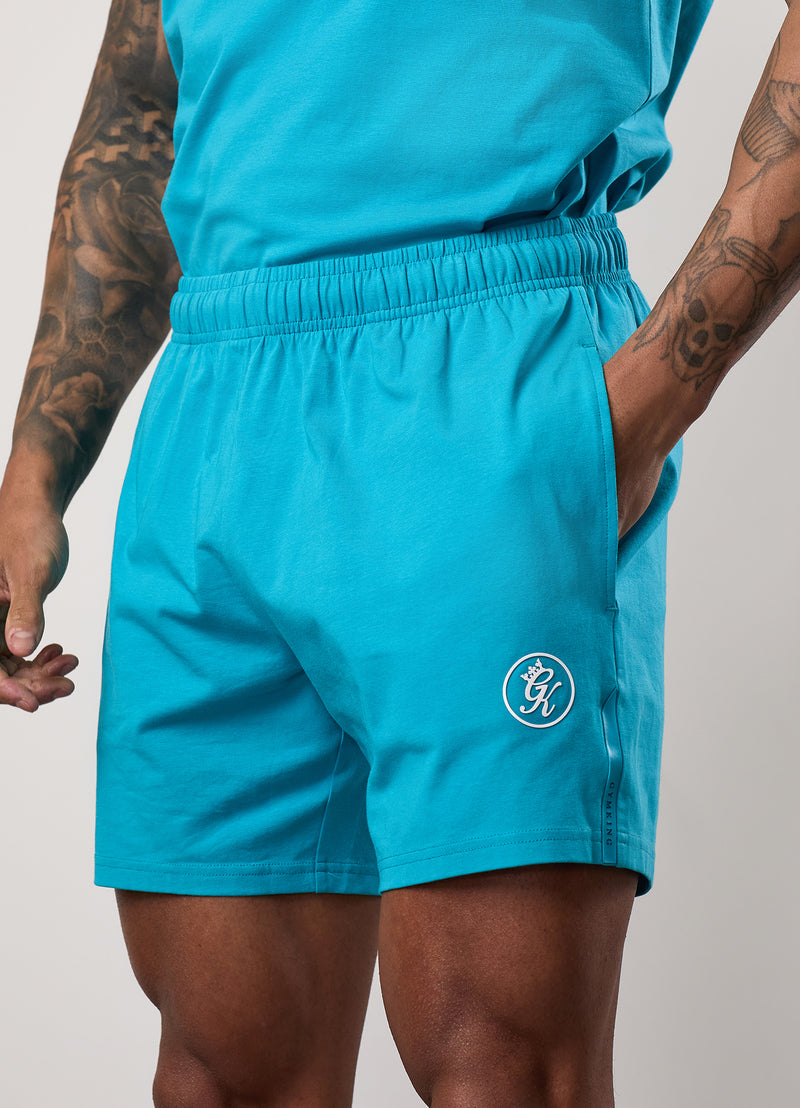 Gym King Pro Jersey Short - Marine Teal