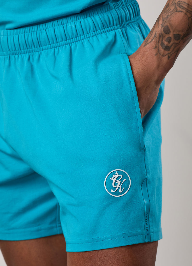 Gym King Pro Jersey Short - Marine Teal