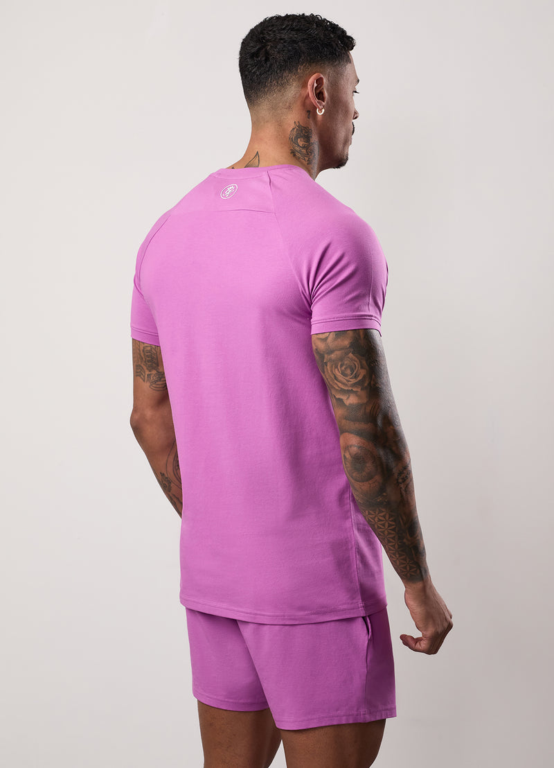 Gym King Pro Jersey Tee - Magenta Purple