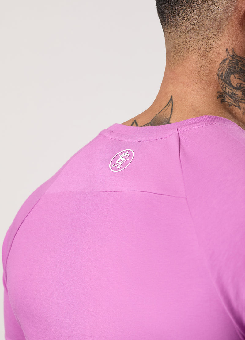 Gym King Pro Jersey Tee - Magenta Purple