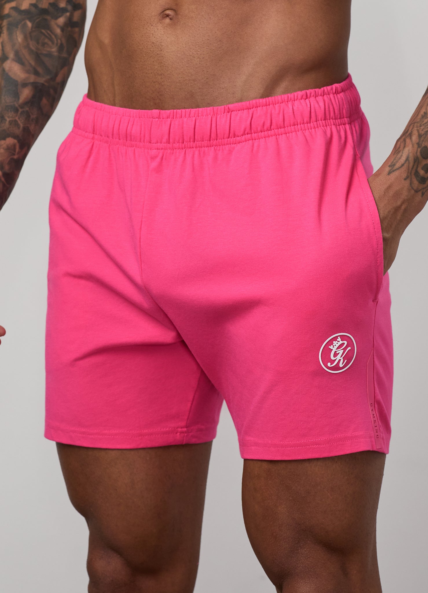 Gym King Pro Jersey Short - Pink