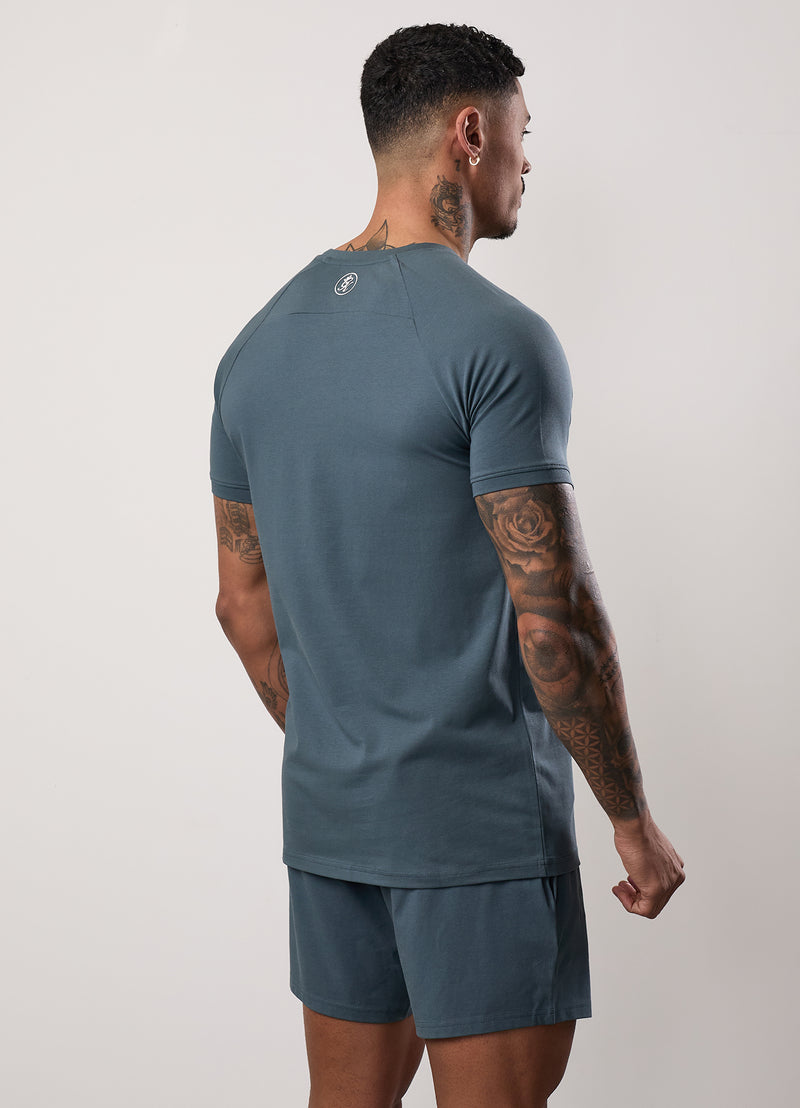 Gym King Pro Jersey Tee - Slate Grey