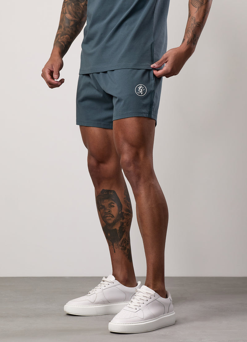 Gym King Pro Jersey Short - Slate Grey