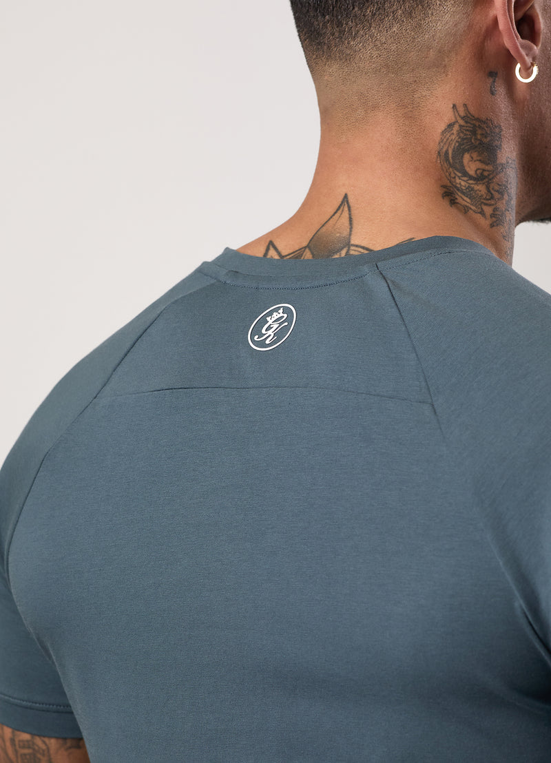 Gym King Pro Jersey Tee - Slate Grey