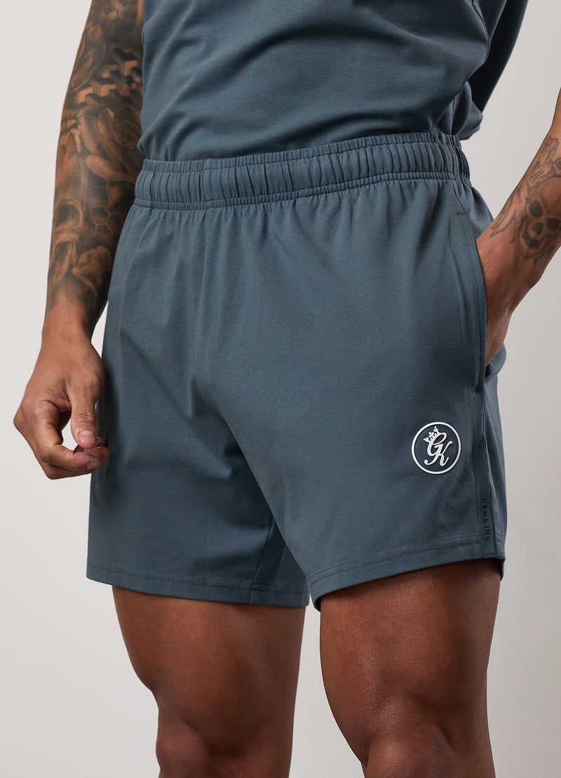 Gym King Pro Jersey Short - Slate Grey