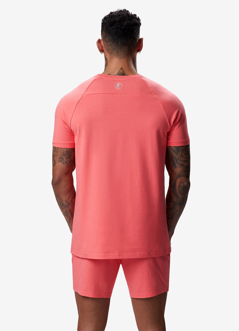 Gym King Pro Jersey Tee - Coral