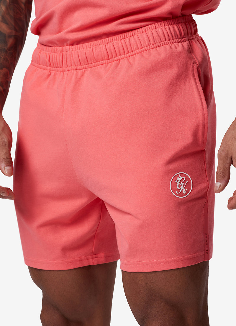 Gym King Pro Jersey Short - Coral