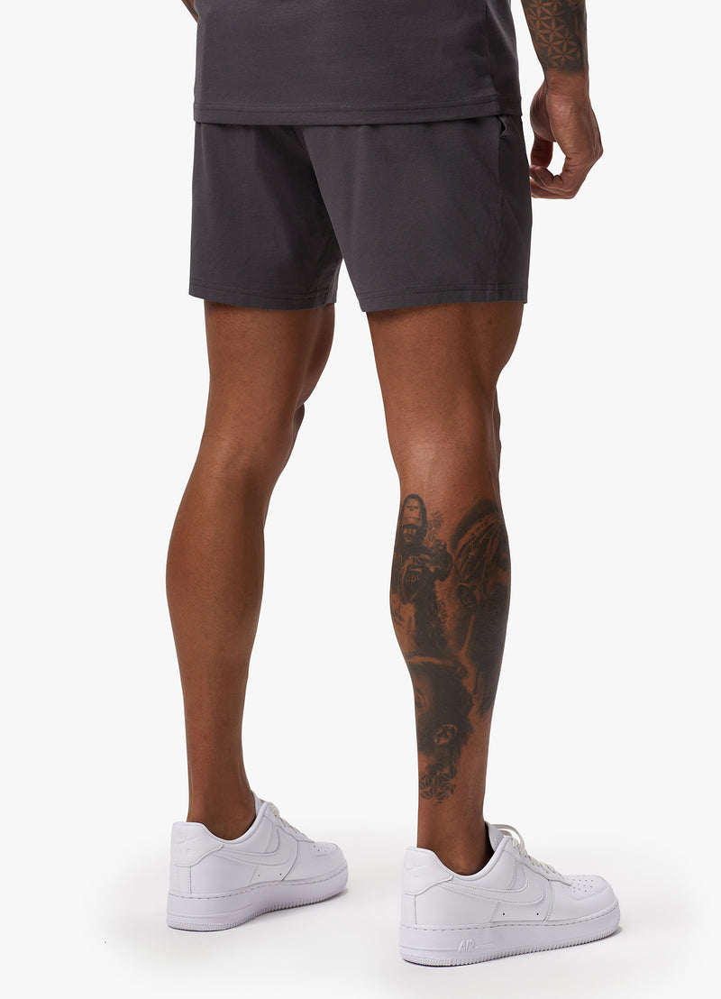 Gym King Pro Logo Jersey Short - Graphite