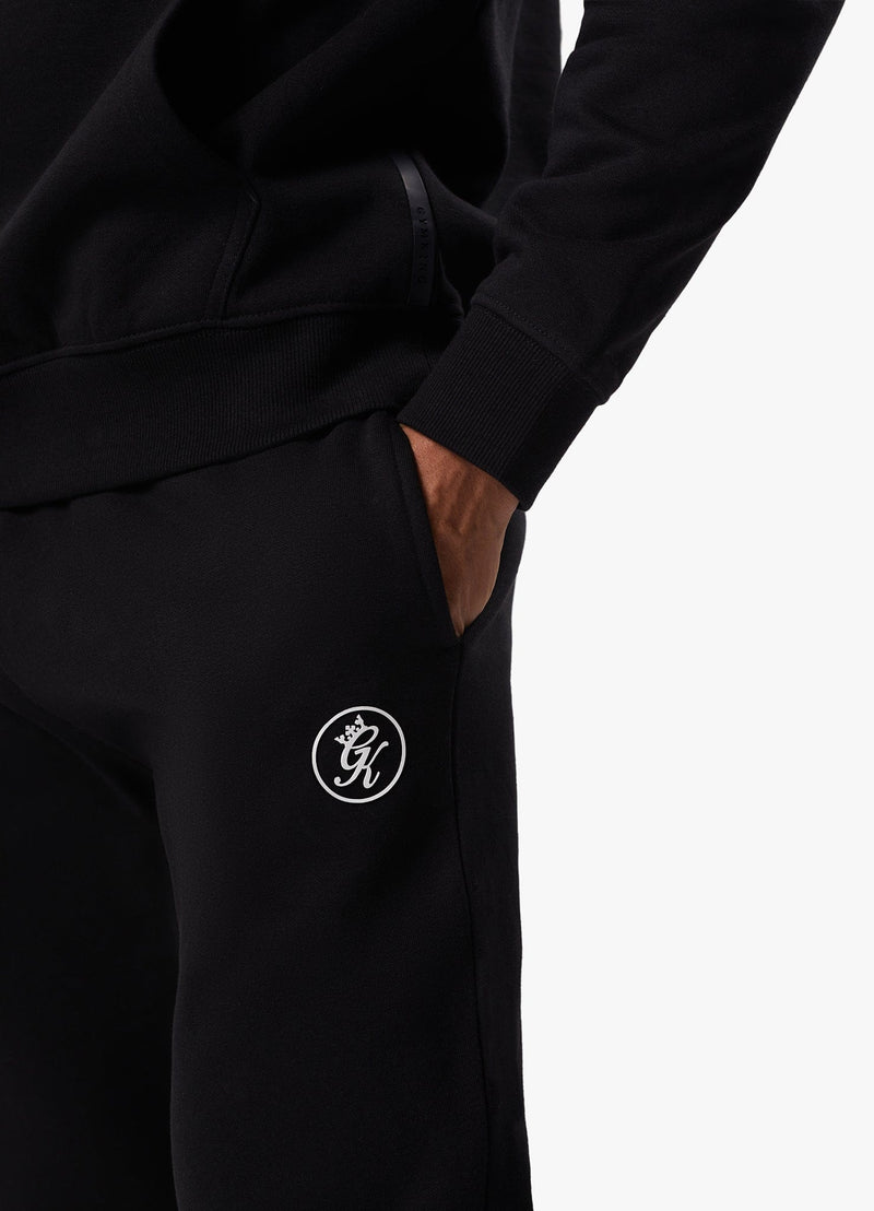 Gym King Pro Logo Fleece Tracksuit - Black