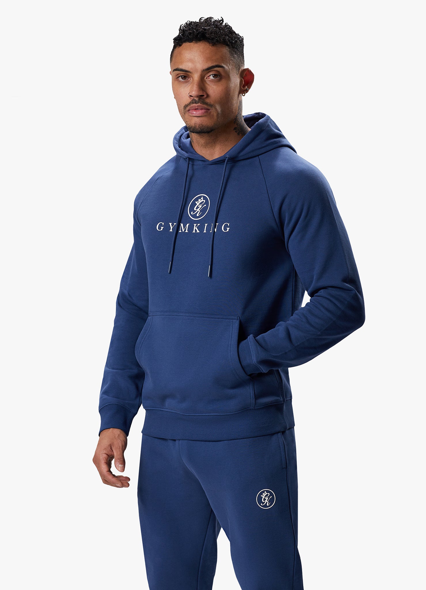 Gym King Pro Hood - Dark Indigo