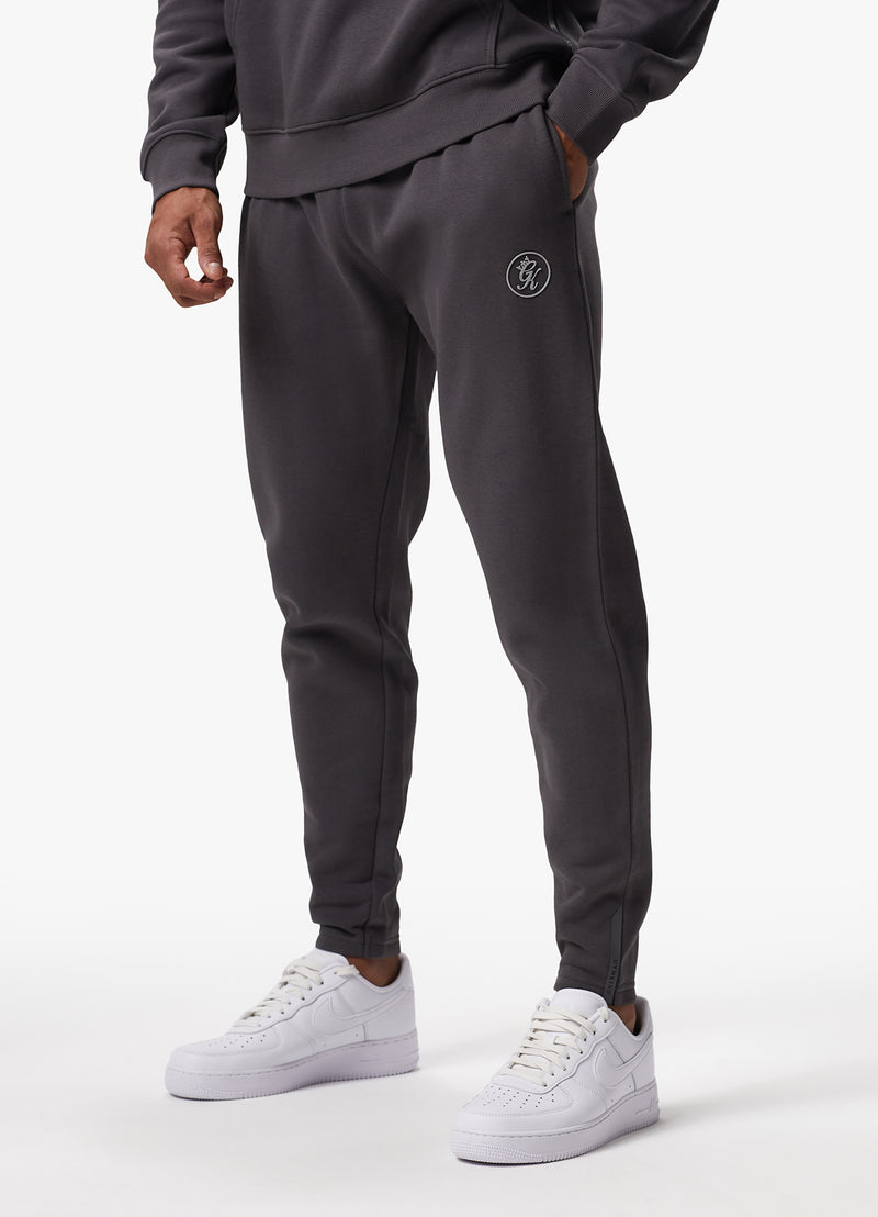 Gym King Pro Logo Fleece Tracksuit - Graphite