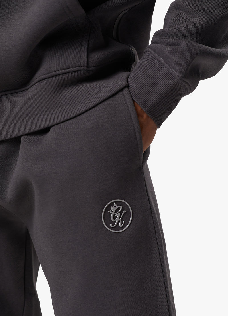 Gym King Pro Logo Fleece Tracksuit - Graphite