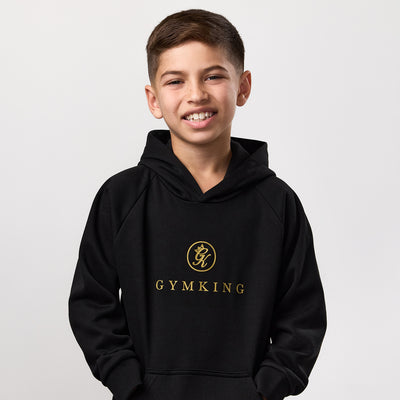 Gym King Kids Pro Hoodie - Black/Gold