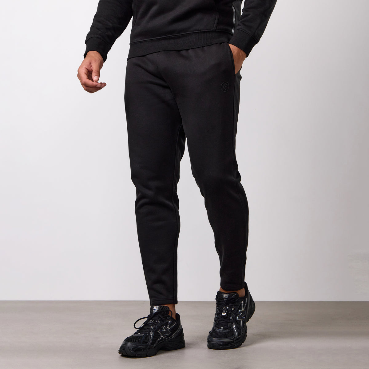 Gym King Pro Logo Jogger - Black/Black