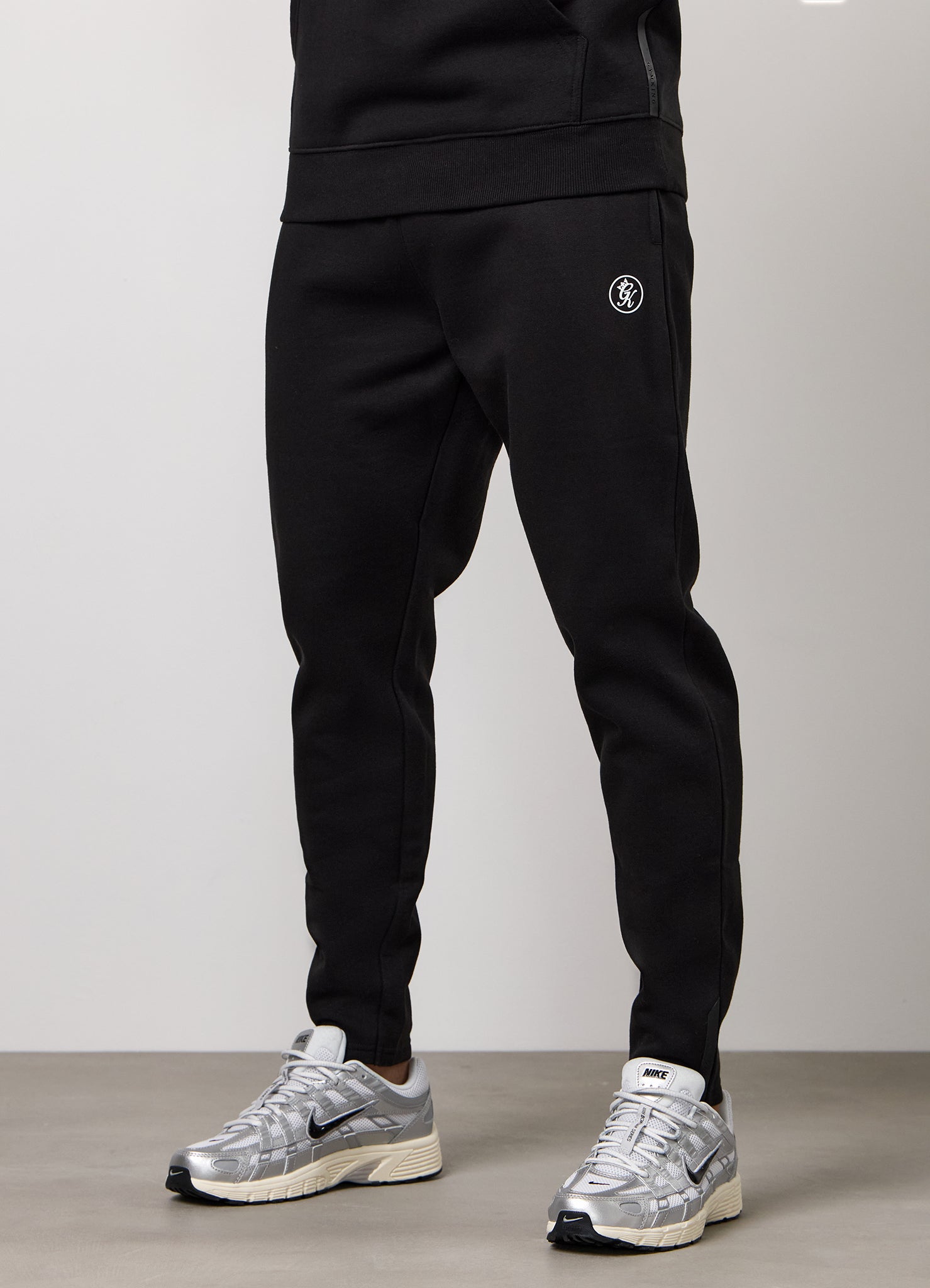 Gym King Pro Logo Jogger - Black/White