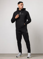 Gym King Pro Logo Tracksuit - Black/White