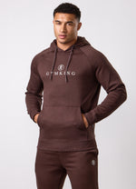 Gym King Pro Logo Hoodie - Dark Brown thumbnail