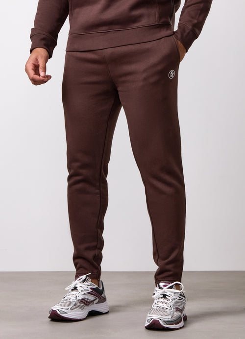 Gym King Pro Logo Jogger - Dark Brown