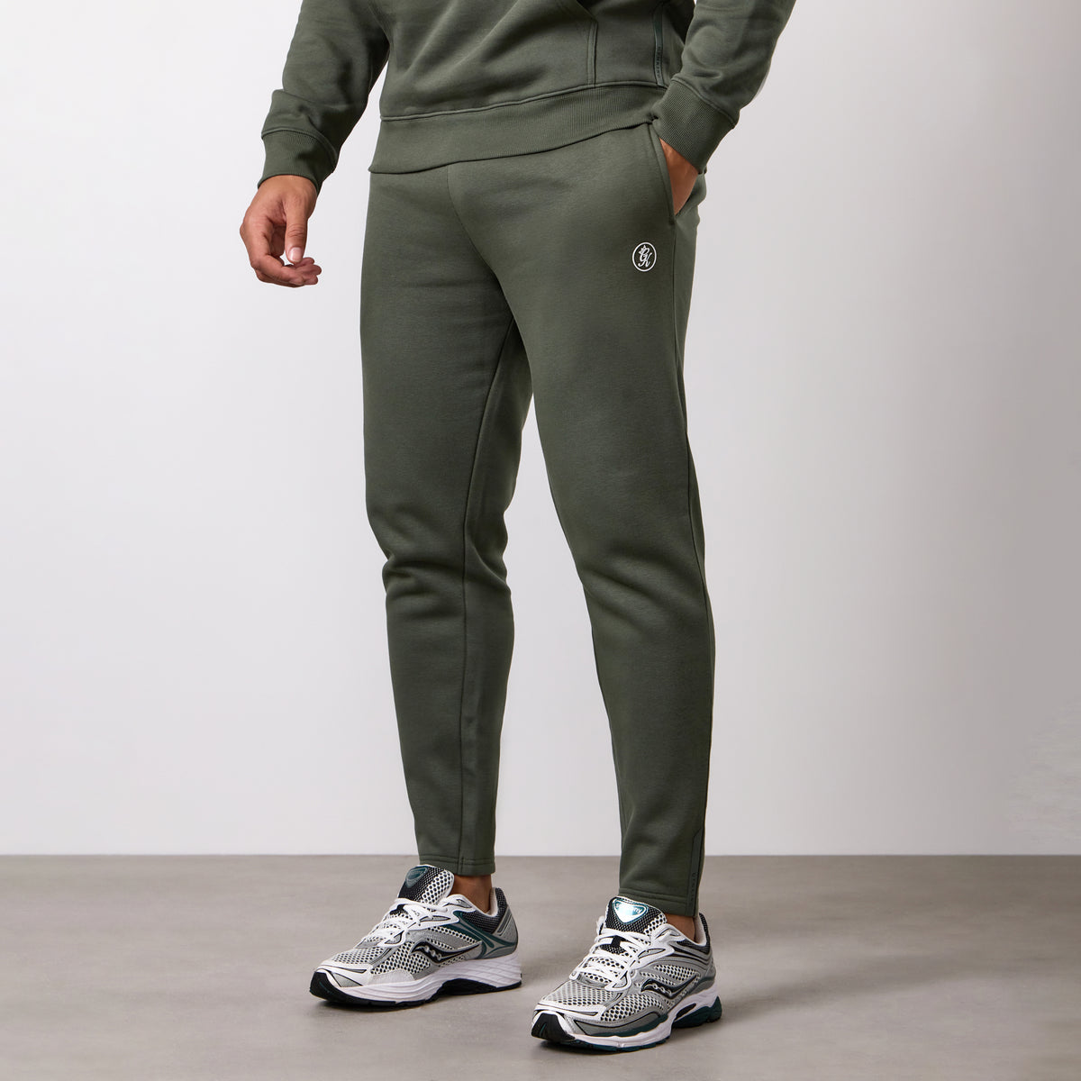 Gym King Pro Logo Jogger - Dark Olive