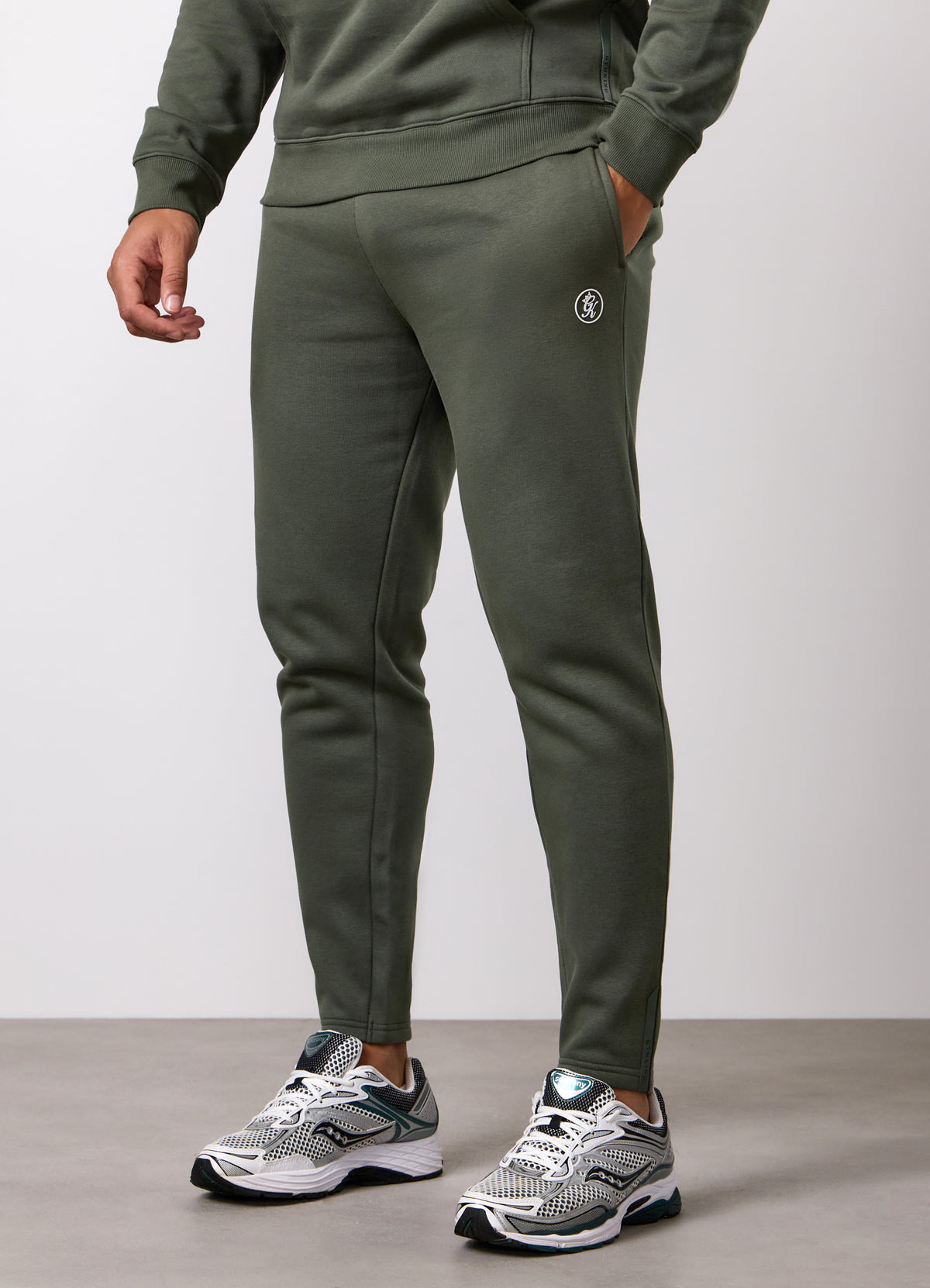 Gym King Pro Logo Jogger - Dark Olive