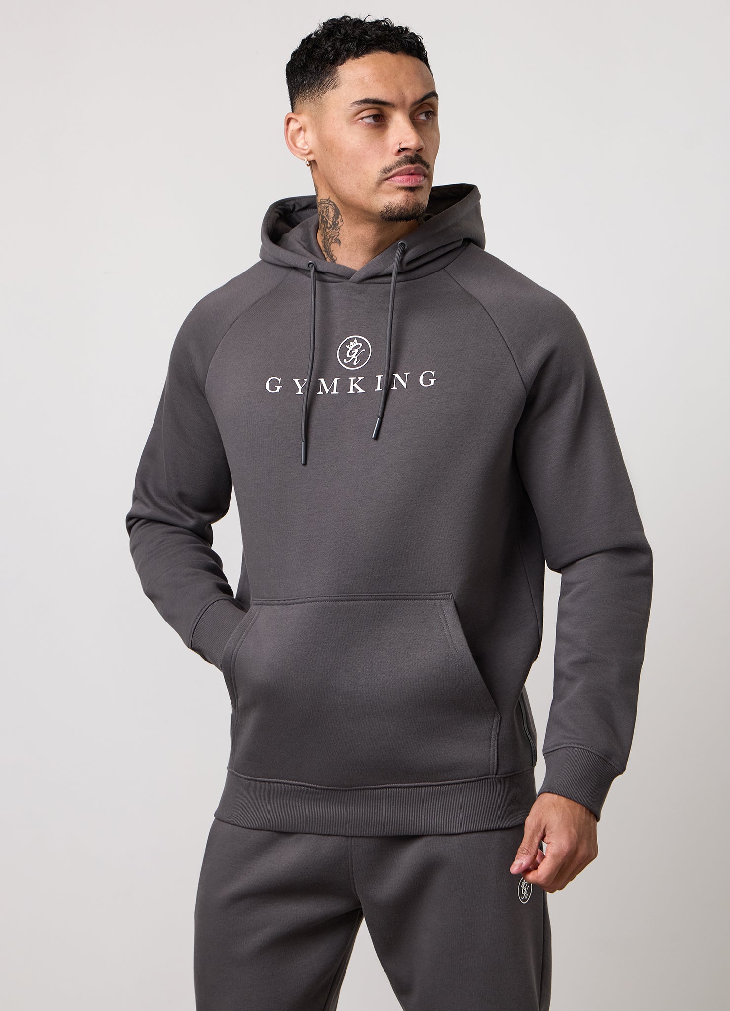 Gym King Pro Logo Tracksuit - Graphite