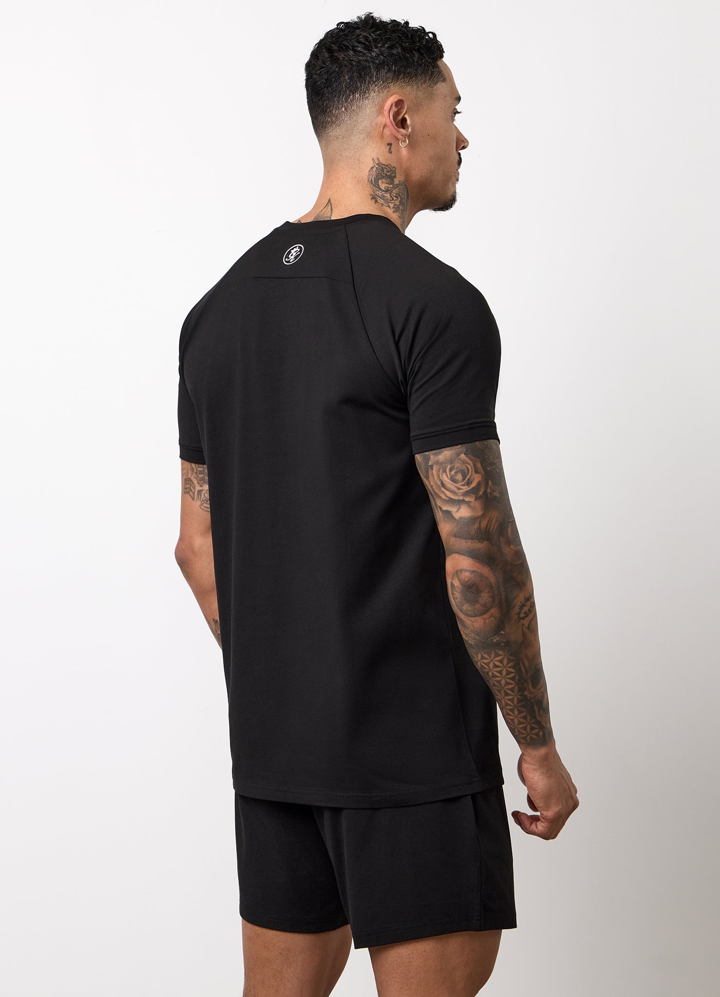Gym King Pro Logo Tee - Black/White