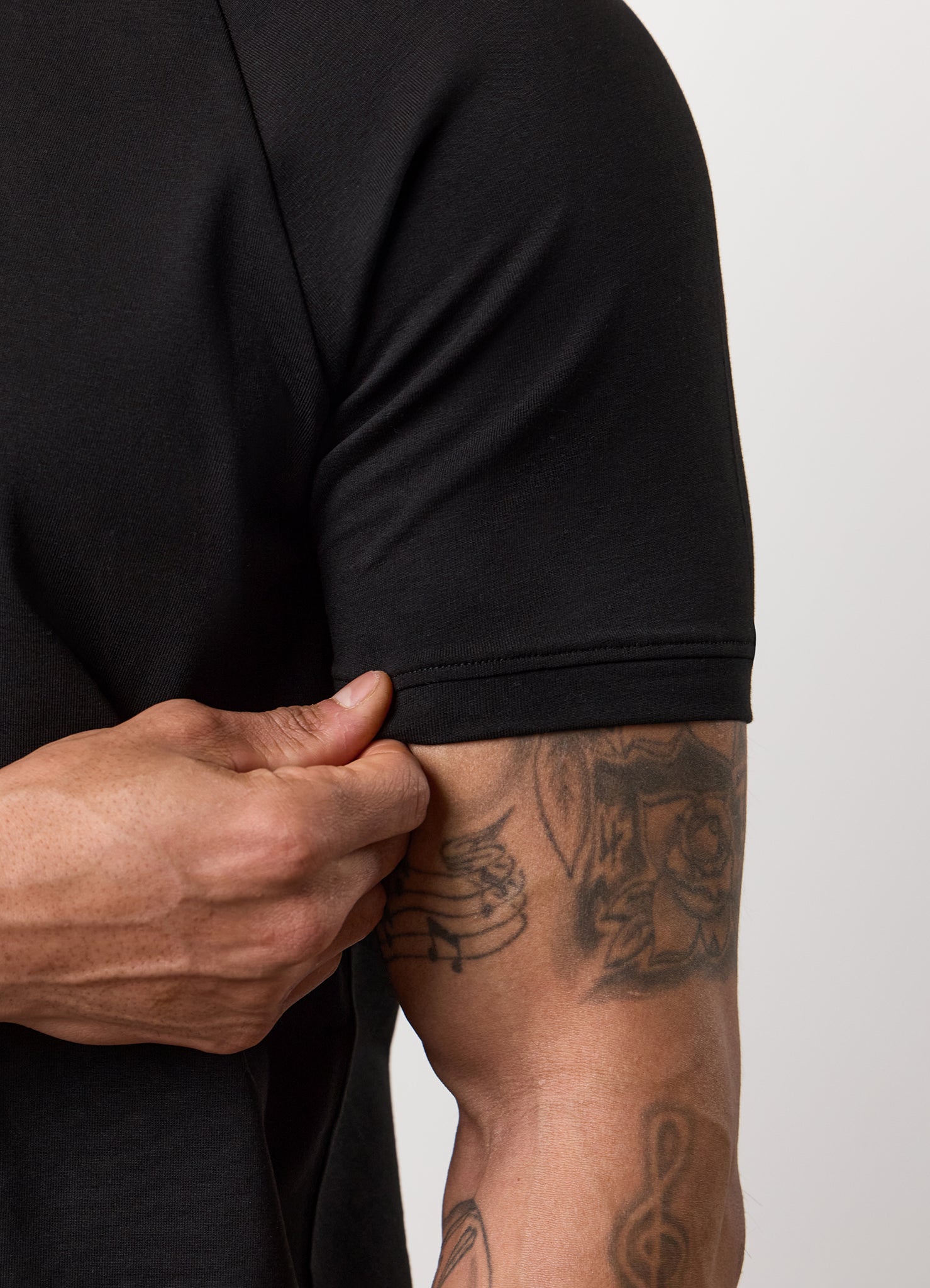 Gym King Pro Logo Tee - Black/White