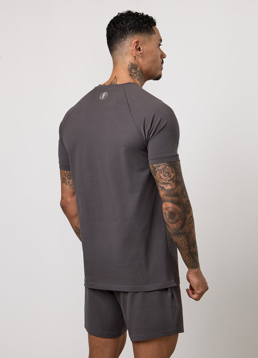 Gym King Pro Logo Tee - Graphite