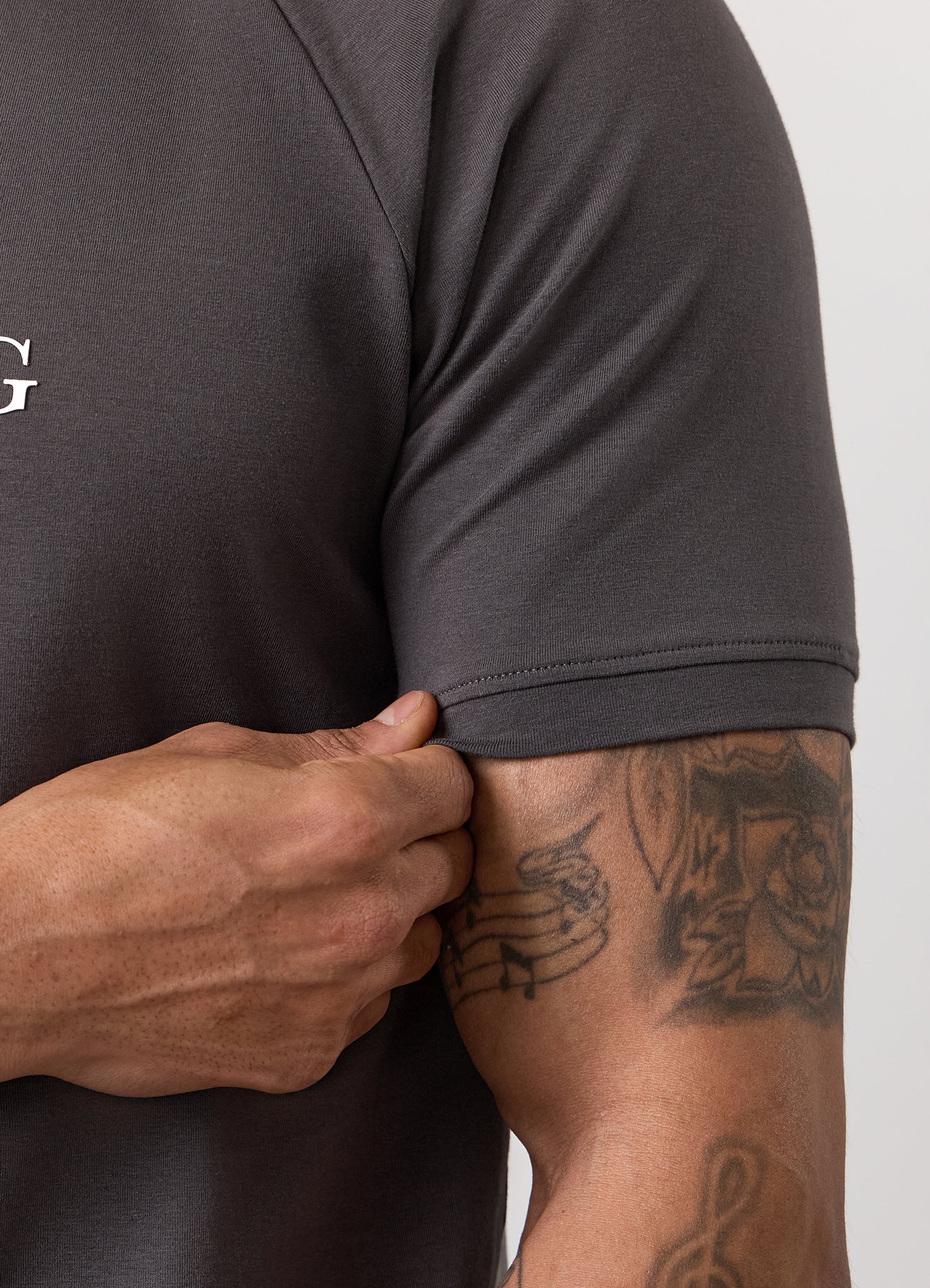 Gym King Pro Logo Tee - Graphite