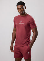 Gym King Pro Logo Tee - Wine Red thumbnail