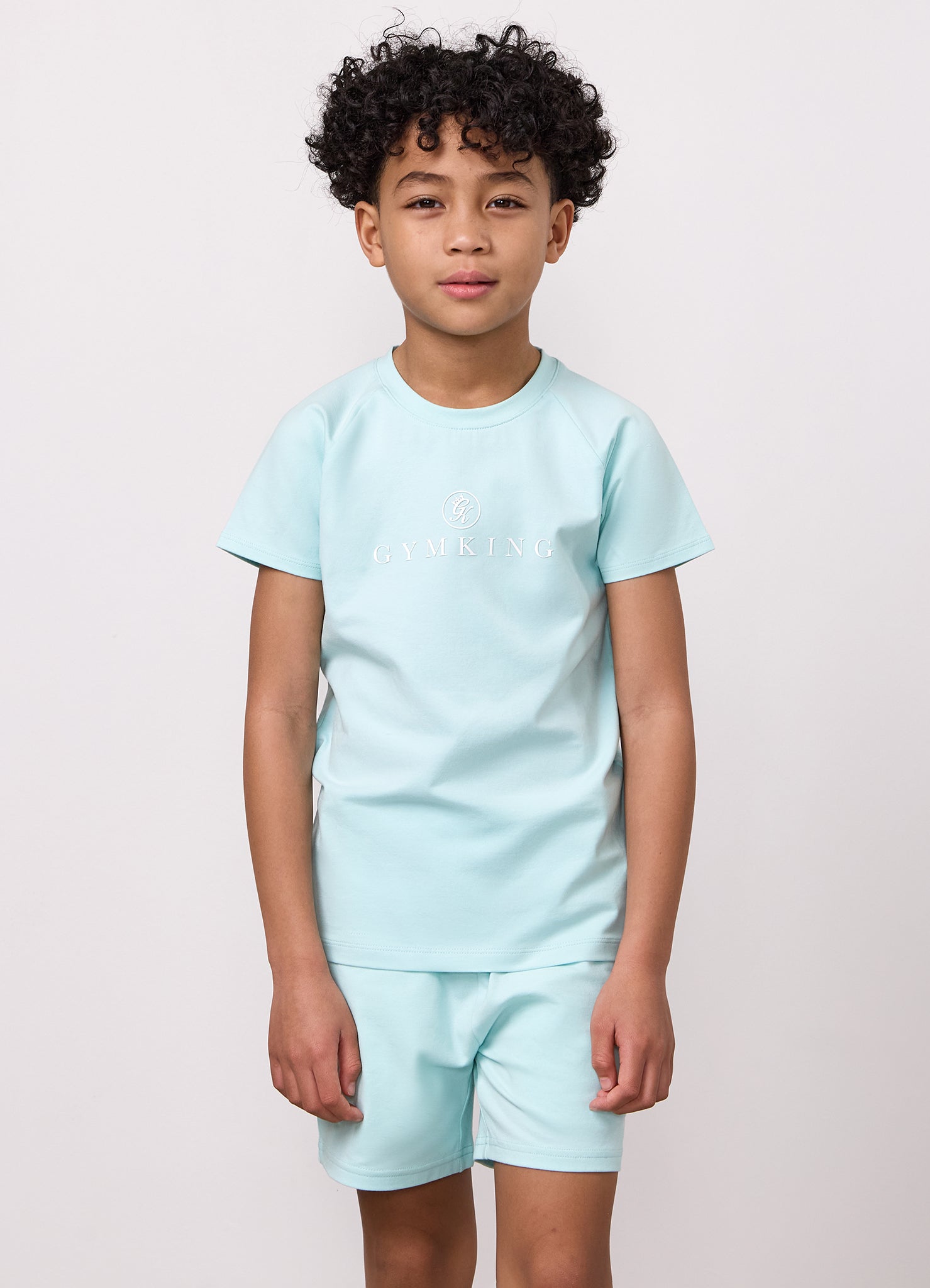 Gym King Younger Kids Pro Logo Tee - Mint