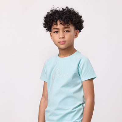 Gym King Younger Kids Pro Logo Tee - Mint