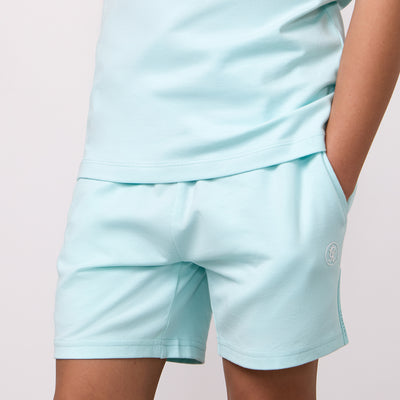 Gym King Older Kids Pro Logo Jersey Short 6" - Mint
