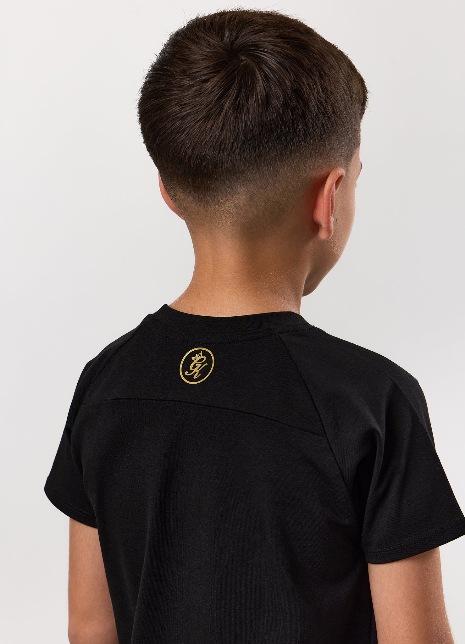 Gym King Kids Pro Logo Tee - Black/Gold