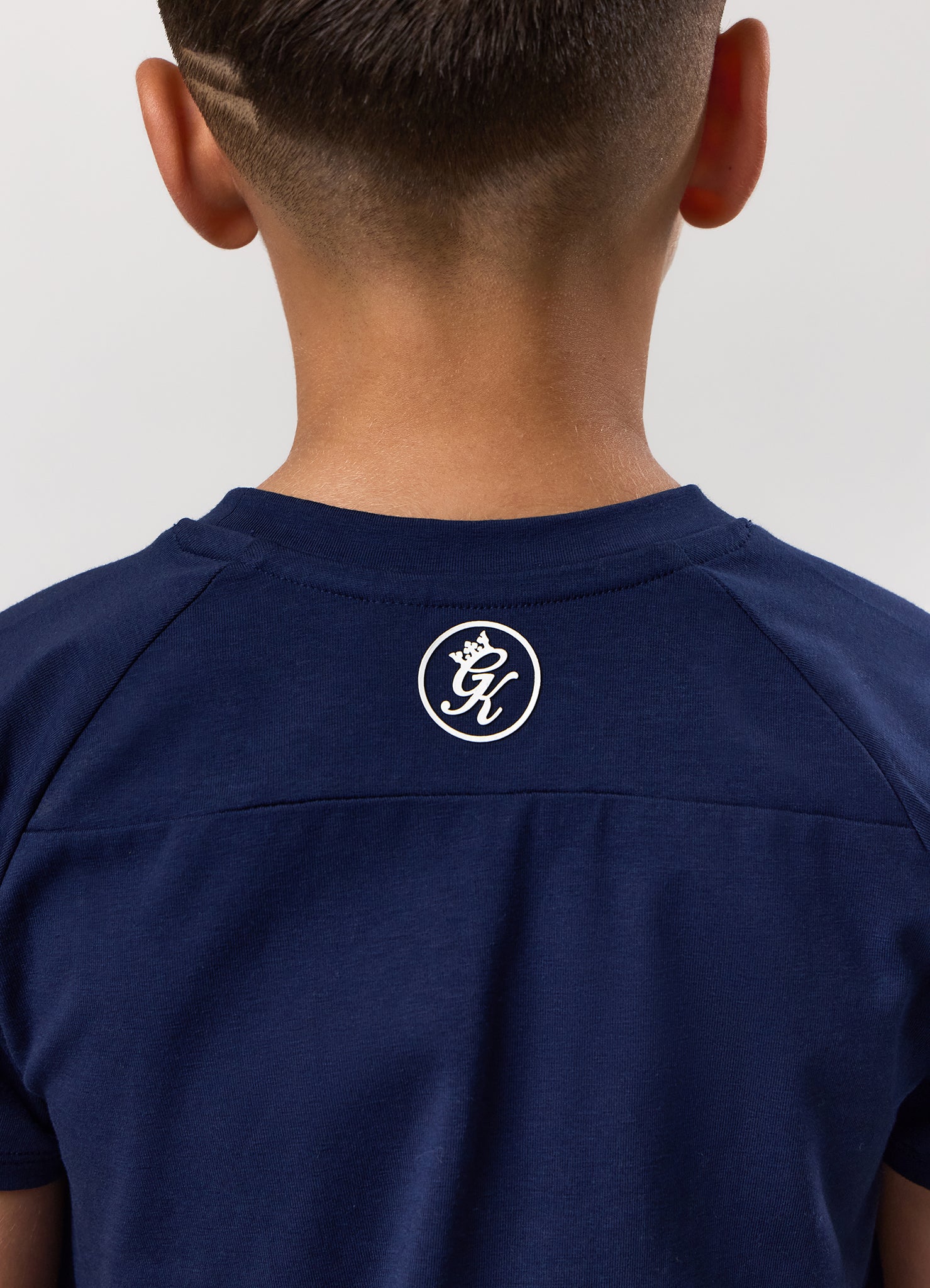 Gym King Kids Pro Logo Tee - Oxford Blue