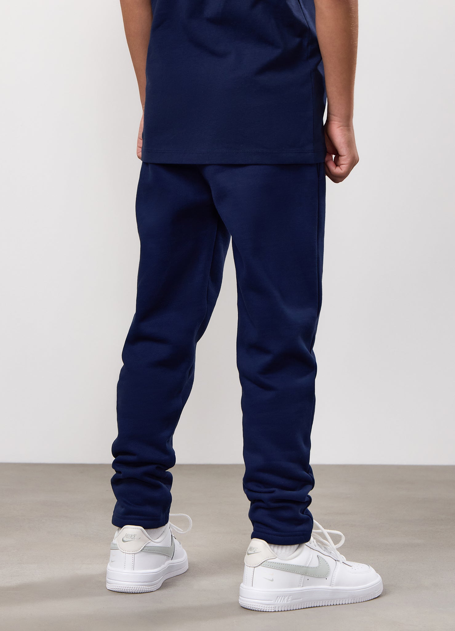 Gym King Kids Pro Logo Hood Tracksuit - Oxford Blue