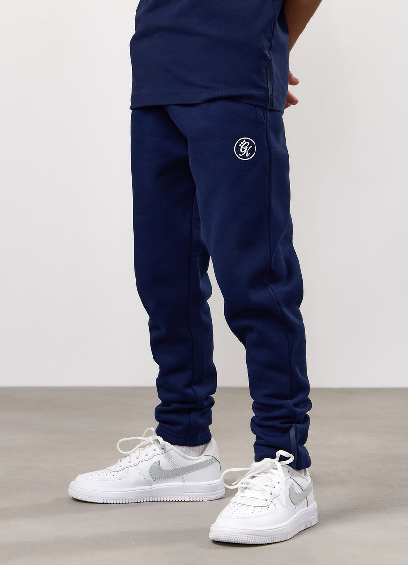 Gym King Kids Pro Logo Jogger - Oxford Blue